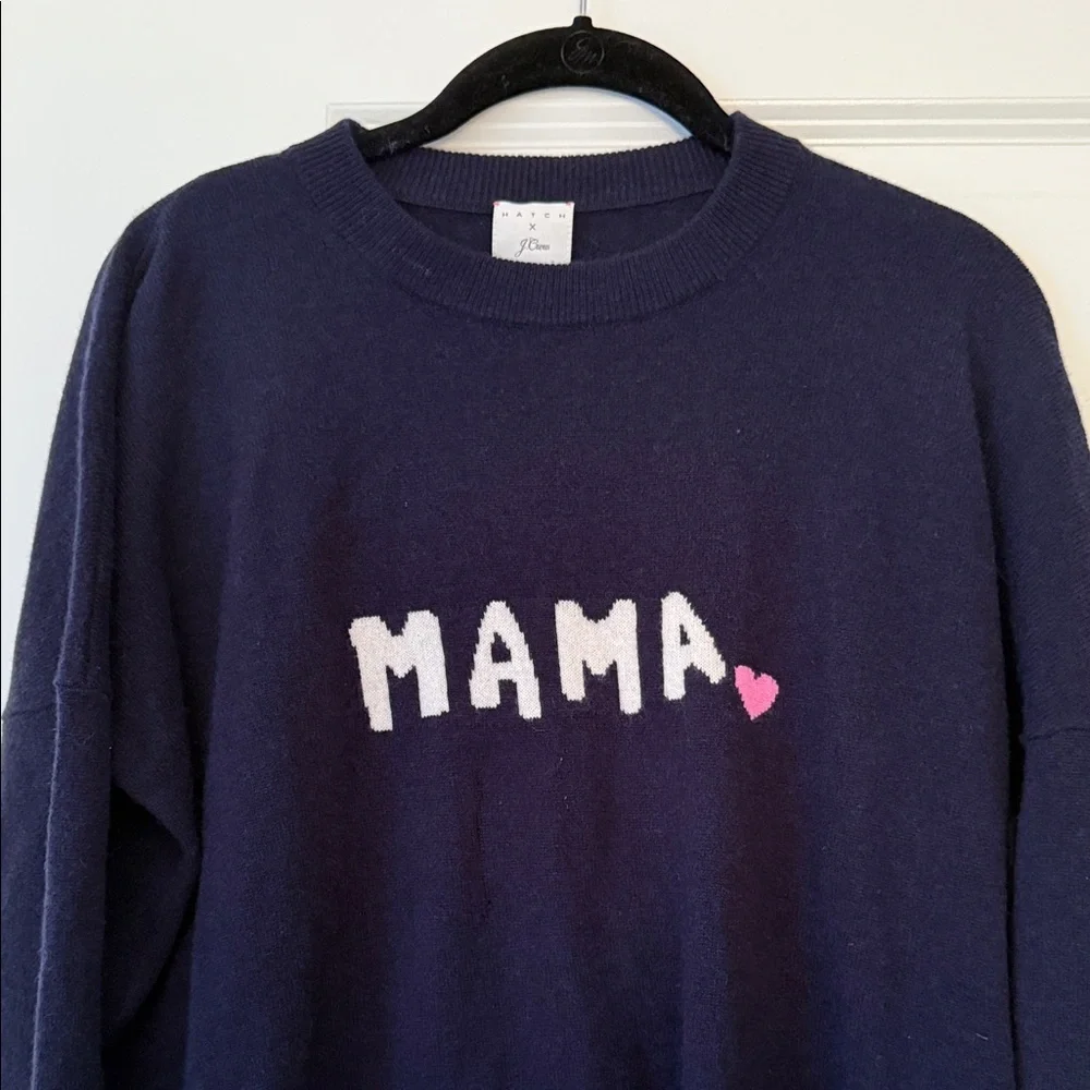 J. Crew x Hatch 100% Cashmere Mama Pullover Sweater